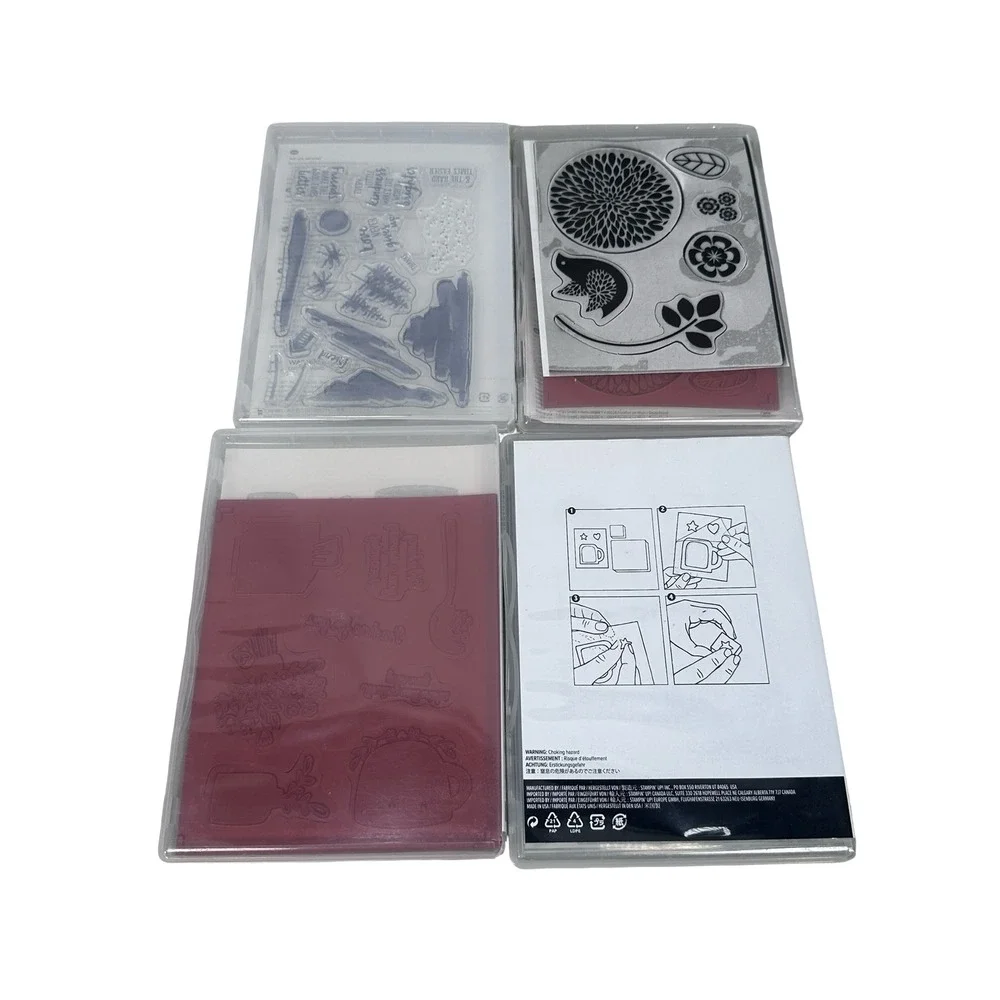 Stampin Up Stamp Sets Lot 4 Waterfront Whale Done Betsy Blossoms Speedy Recovery
